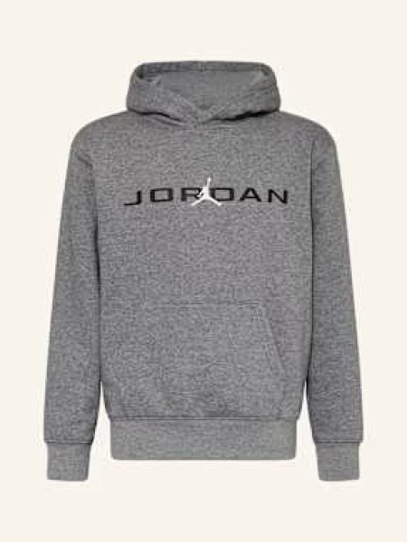 Jordan Mikina S Kapucí světle šedá černá
