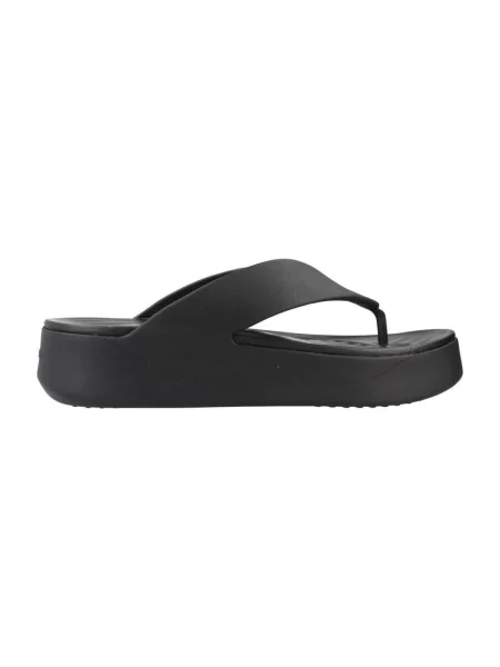Natikače Crocs s platformom crna