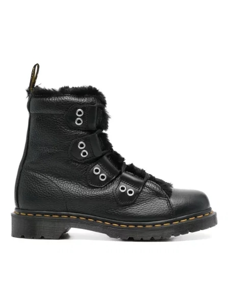 Botki Dr. Martens skórzane czarne