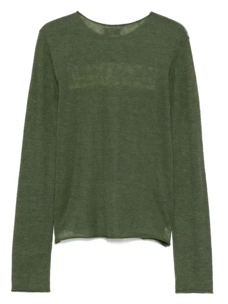 Pulover Martine Rose cu autograf verde