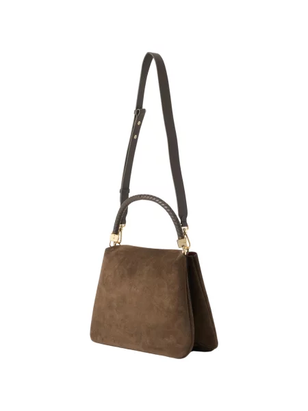 Coccinelle crossbody kabelka dámska semišová hnedá