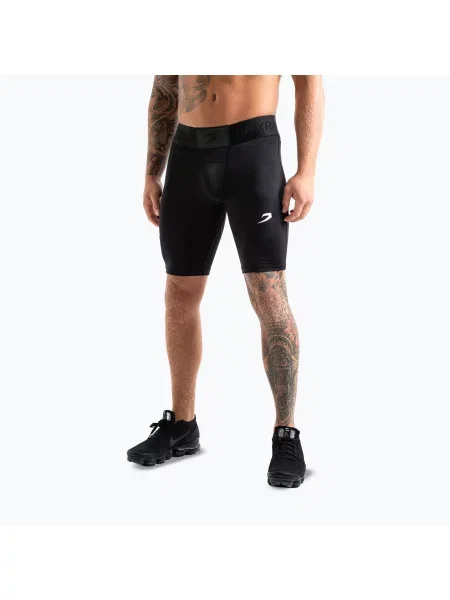 Pantaloni scurți de antrenament pentru bărbați BOXRAW Saddler Compression black negru