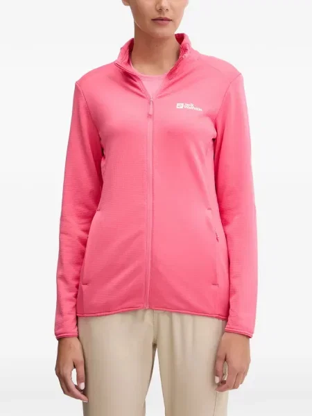 Geacă Jack Wolfskin alergare roz