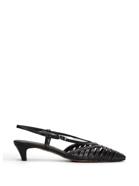 Pantofi cu toc Biancadi slingback negru