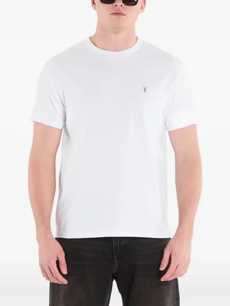 Tricou Allsaints cu decolteu rotund alb