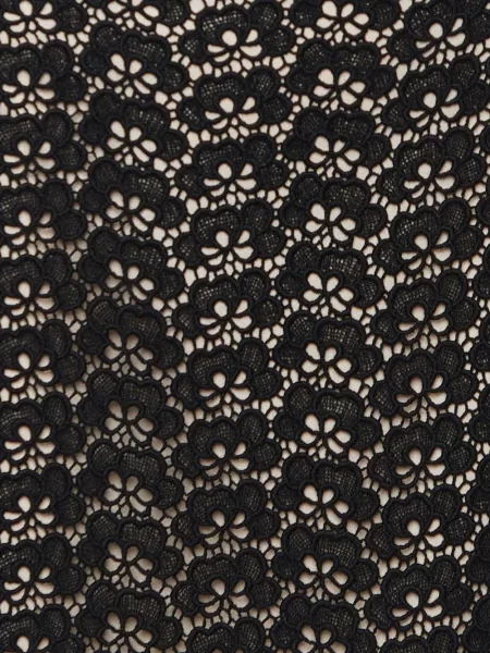 Fustă Dvf Diane Von Furstenberg din dantelă negru