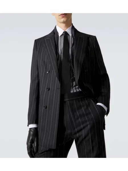 Cămașă Tom Ford cu dungi din poplin