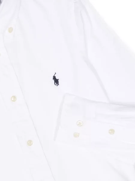 Koszulka polo dziecięca Polo Ralph Lauren biała