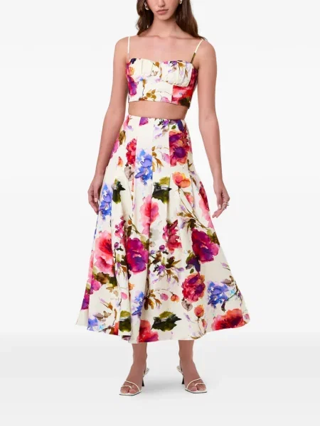 Fustă Nicholas cu model floral cu imagine