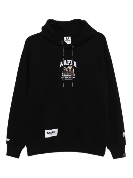 Hanorac cu glugă Aape By A Bathing Ape negru