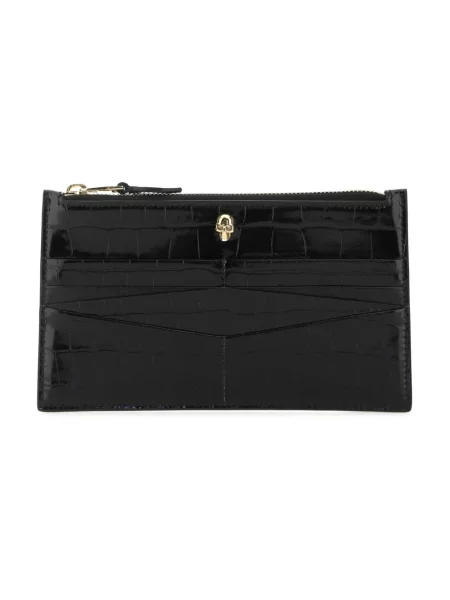Torebka Alexander Mcqueen skórzana czarna