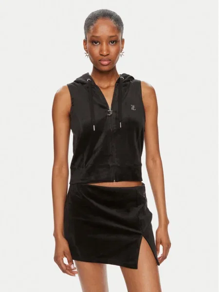 Juicy Couture Vestă elegantă Gilly negru
