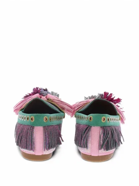 Papuče Kurt Geiger London pomponi ružičasta