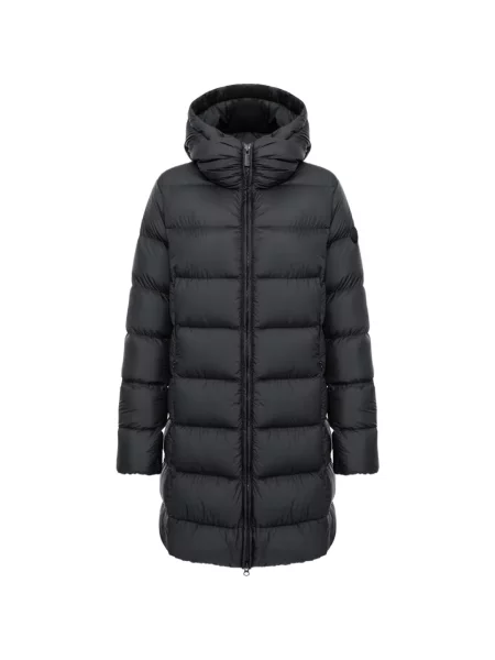 Palton Colmar cu glugă negru