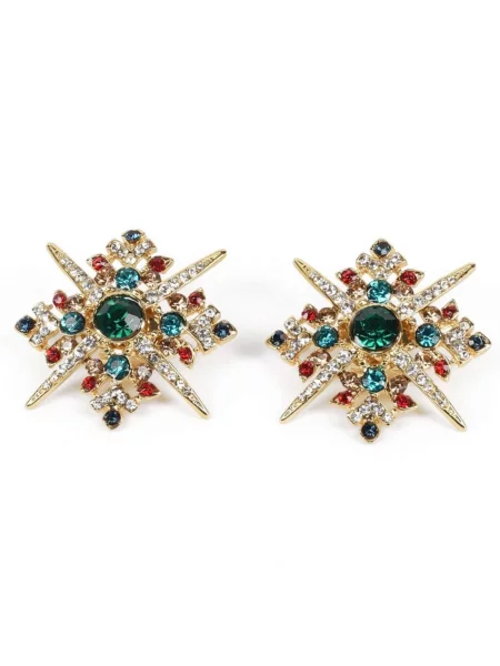 Cercei Acrux orecchini con i cristalli Swarovski placcati oro auriu