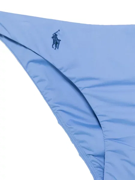 Csíkos felső Polo Ralph Lauren autogrammal kék