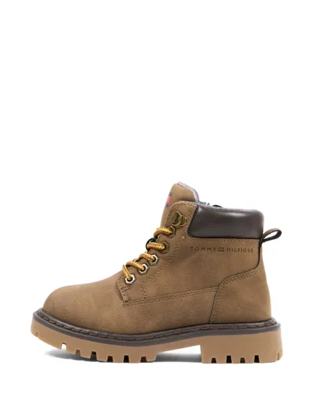 Buty do kostki dziecięce Tommy Hilfiger brązowe