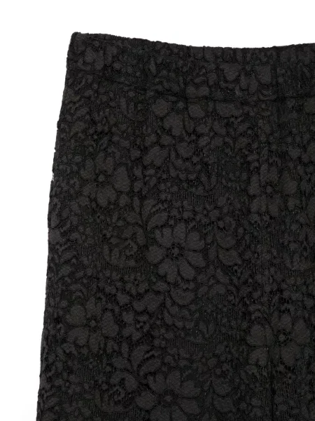 Pantaloni Simonetta Ravizza din dantelă negru
