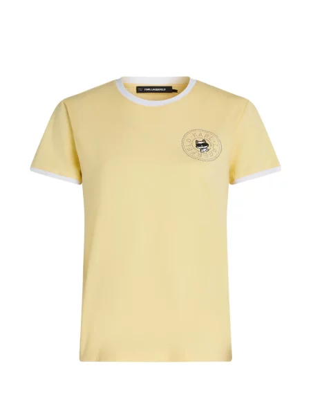Tricou Karl Lagerfeld galben