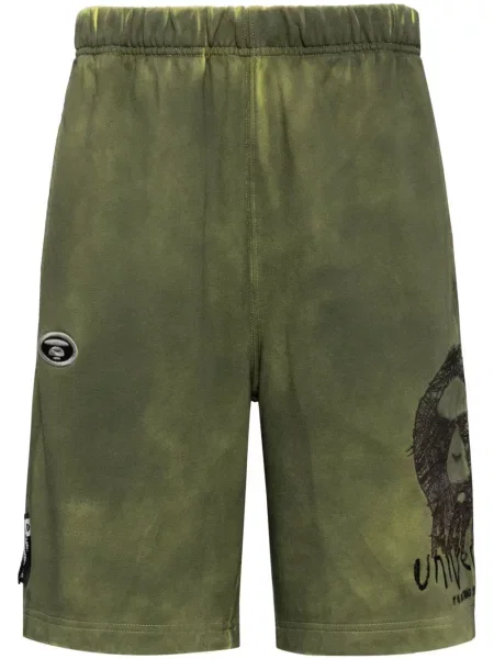 Pantaloni scurți Aape By A Bathing Ape cu broderie galben