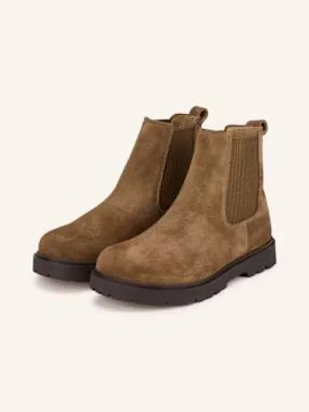 Birkenstock Kotníková obuv s elastickým prvkem Highwood Slip On Mid hnědá