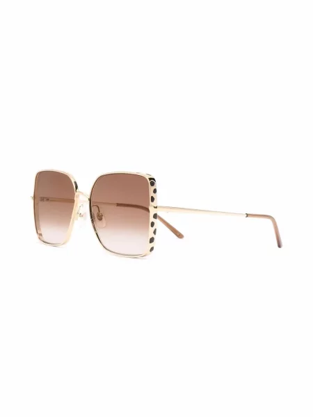 Saulės akiniai Cartier Eyewear auksinė