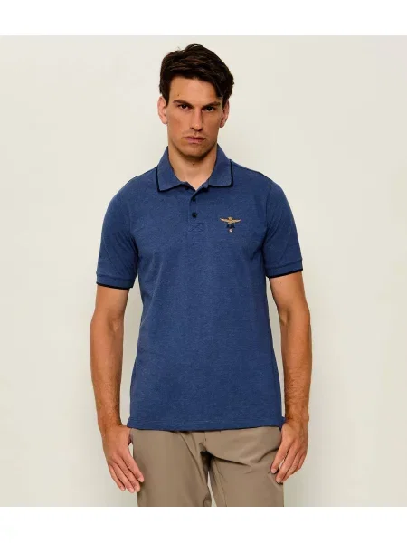 Tricou polo Aeronautica Militare albastru
