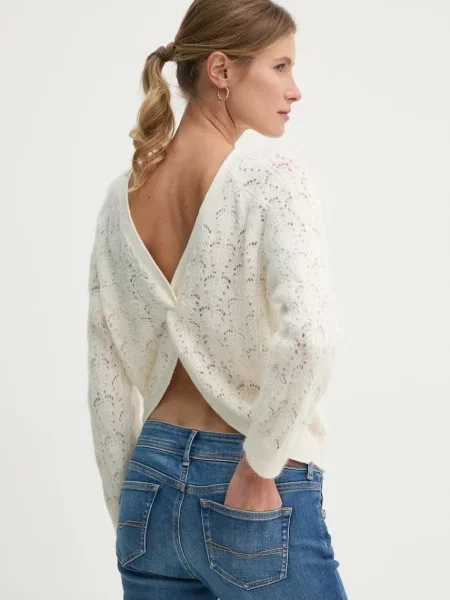 Pepe Jeans Pulover Nova Écru bej