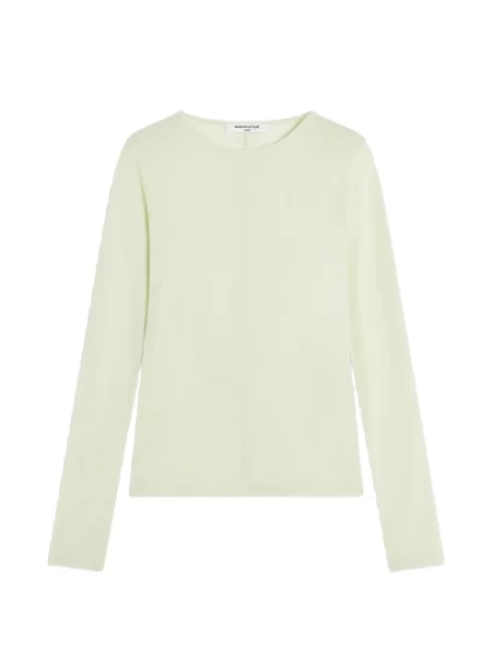 Lung tricou Maison Kitsune verde