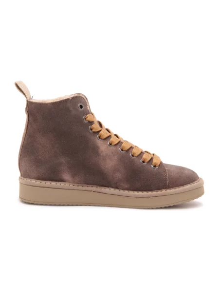 Sneakersy Panchic zamszowe brązowe