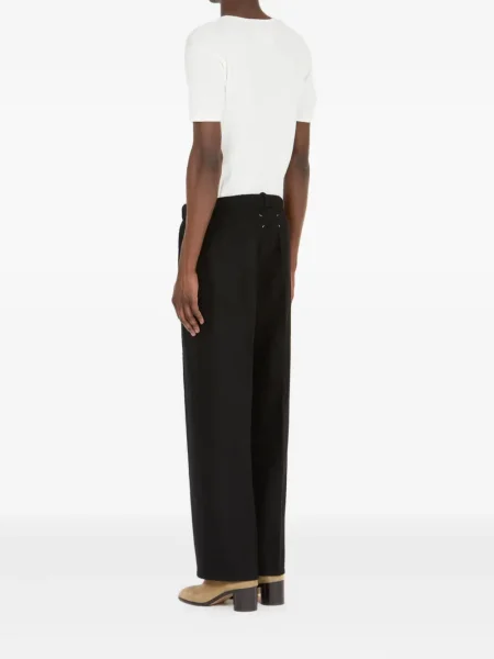 Pantaloni Maison Margiela plisate negru