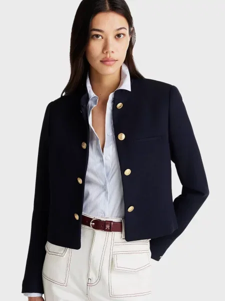 Короткий піджак Tommy Hilfiger синій