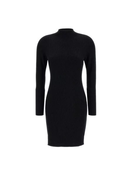 Sukienka mini Weekend Max Mara wełniana czarna