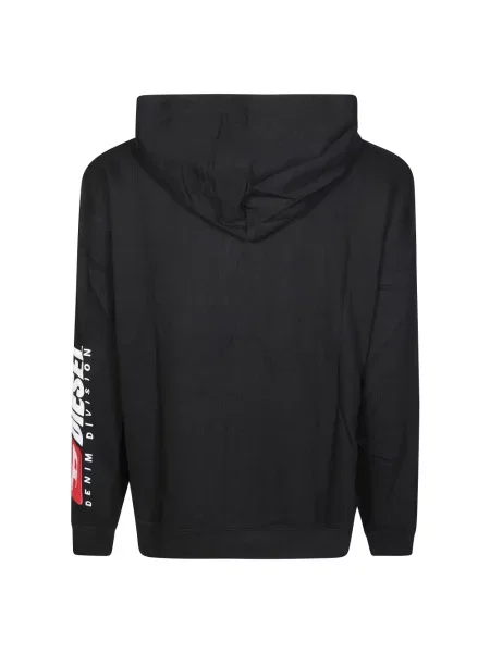 Bluza rozpinana Diesel czarna