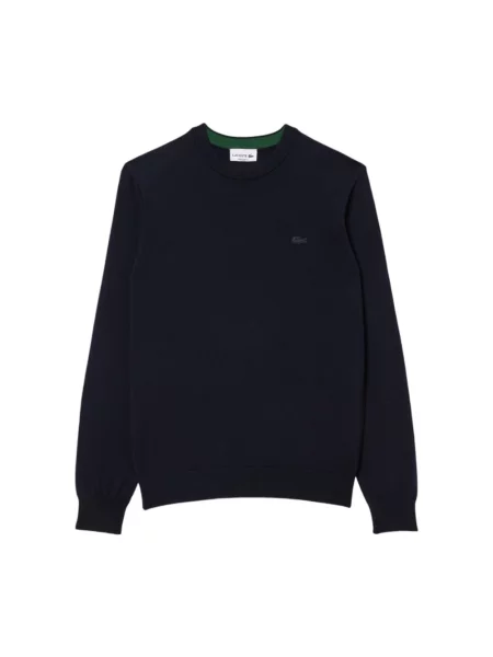 Bluza Lacoste wełniana niebieska