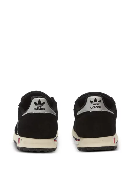 Trčanje pletene čarape Adidas s autogramom crna