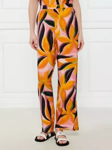 Desigual Pantaloni EOS | Relaxed fit portocaliu