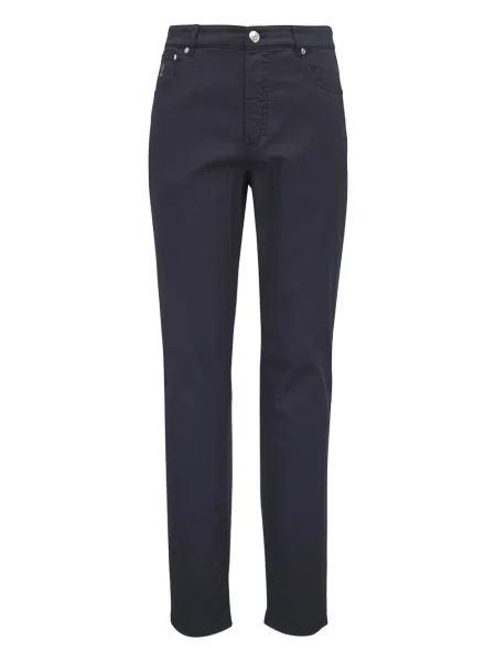 Pantaloni Brunello Cucinelli cu 5 buzunare albastru