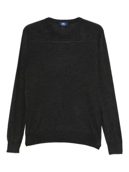 Tricou Fedeli lung gri