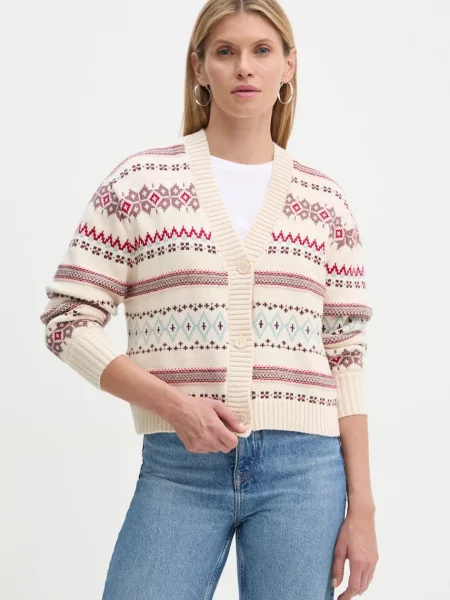 Жилетка с вълна Levi's бежово