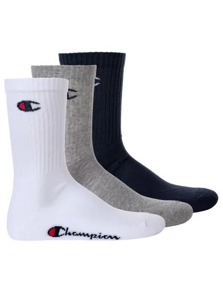 Champion Čarape morsko plava / siva / crvena bijela