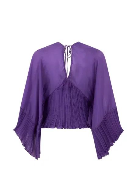 Bluză Alberta Ferretti violet