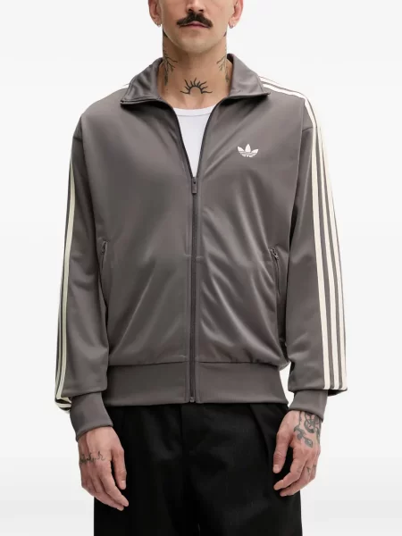 Pantaloni Adidas tricotate cu autograf alergare albastru