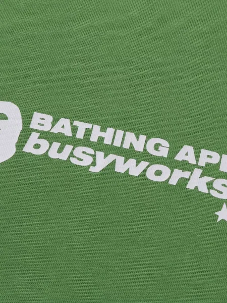 Tricou A Bathing Ape® cu imagine verde