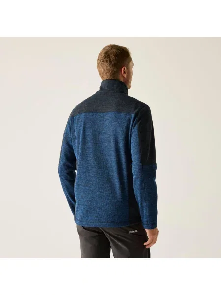 Bluza polarowa Highton z zamkiem błyskawicznym niebieska
