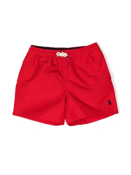 Koszulka polo dziecięca Polo Ralph Lauren czerwona
