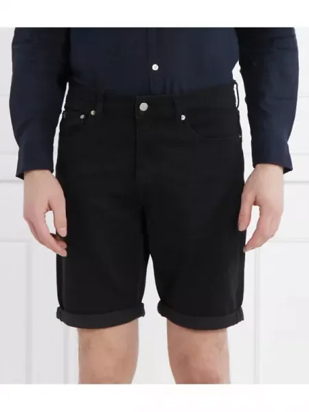 Calvin Klein Jeans Farmer rövidnadrág fekete