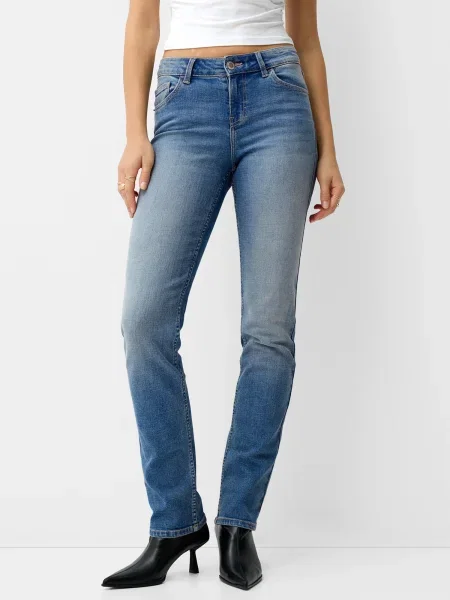 Bershka Jeans denim albastru