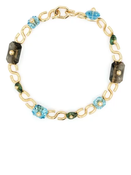 Colier Swarovski auriu