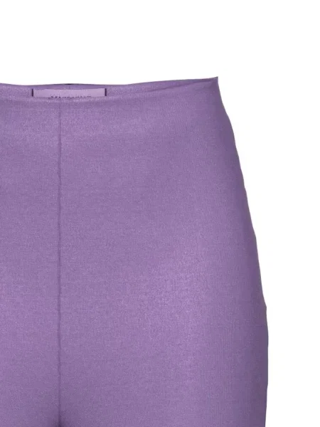Pantaloni palazzo Maccapani violet